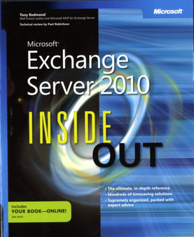 Microsoft Exchange Server 2010 Inside Out by Tony Redmond - Paperback