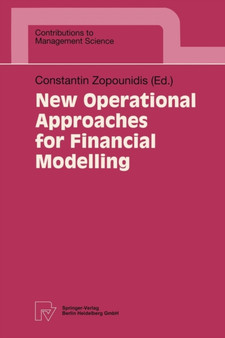 New Operational Approaches for Financial Modelling by Constantin Zopounidis - Paperback
