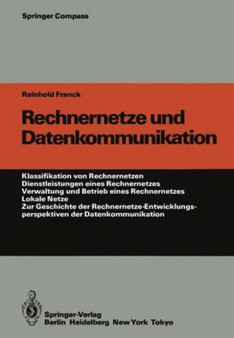 Rechnernetze und Datenkommunikation by Reinhold Franck - Hardback