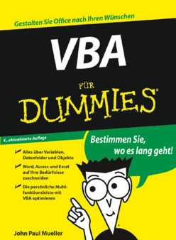 VBA Fur Dummies by John Paul Mueller - Paperback
