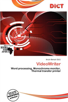 Videowriter by Knutr Benoit - Paperback