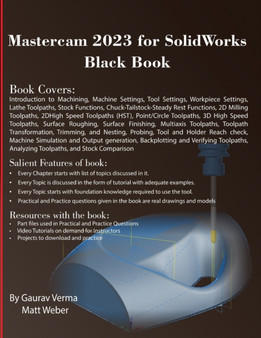 Mastercam 2023 for SolidWorks Black Book by Gaurav Verma - Paperback