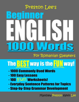 Preston Lee's Beginner English 1000 Words For Romanian Speakers