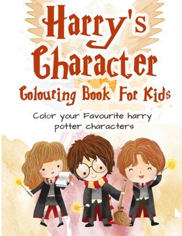 Harry Potter Colouring Book : 25+ Magical Illustrations Amazing Harry Potter Characters Colouring Books for Adults and Kids by Passion Kids - Paperback