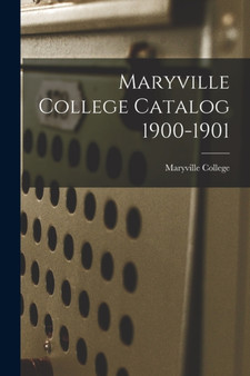 Maryville College Catalog 1900-1901