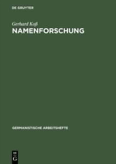 Namenforschung : Eine Einfuhrung in Die Onomastik : 34