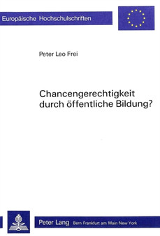 Chancengerechtigkeit durch oeffentliche Bildung? : Die Oberstufe im Kanton Zuerich