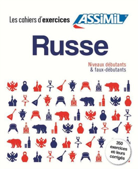 Coffret Cahiers d'exercices RUSSE : debutants + faux-debutants