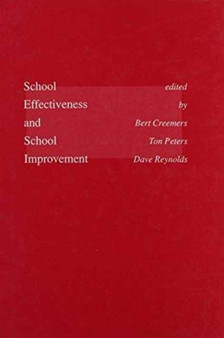 School Effectiveness and School Improvement