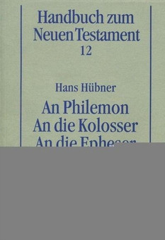 An Philemon. An die Kolosser. An die Epheser : 12