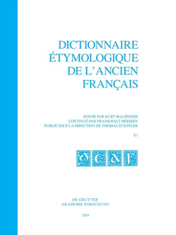Dictionnaire etymologique de l'ancien francais (DEAF) A - Z Dictionnaire etymologique de l'ancien francais (DEAF). Buchstabe E Dictionnaire etymologique de l'ancien francais (DEAF) Buchstabe E