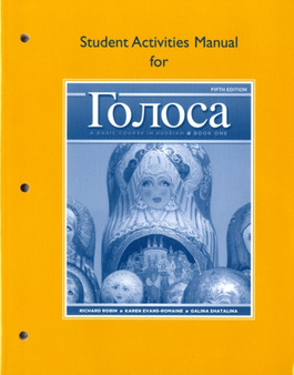 Student Activities Manual for Golosa : A Basic Course in Russian, Book One
