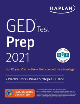 GED Test Prep 2021 : 2 Practice Tests + Proven Strategies + Online