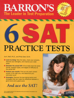Barron's 6 SAT Practice Tests