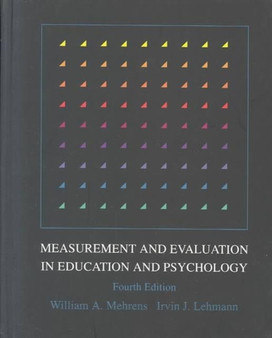 Measurement and Evaluation in Education and Psychology