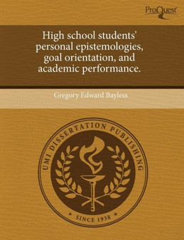 High School Students' Personal Epistemologies