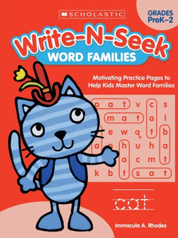 Write-N-Seek: Word Families : Motivating Practice Pages to Help Kids Master Word Families