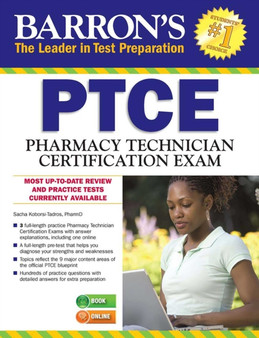 Barron's PTCE/Pharmacy Technician Certification Exam with Online Test