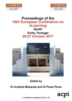 Ecel17 - Proceedings of the 16th European Conference on E-Learning