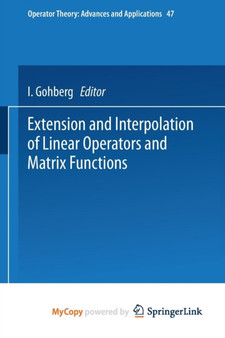 Extension and Interpolation of Linear Operators and Matrix Functions : 47