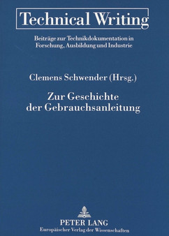 Zur Geschichte Der Gebrauchsanleitung : Theorien - Methoden - Fakten : 5