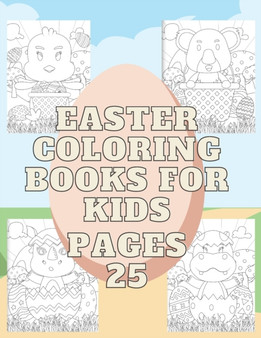 Easter Coloring Books for Kids : Easter Coloring Book for Children Ages 4-8 /Preschool Children /Kindergarten/Pets