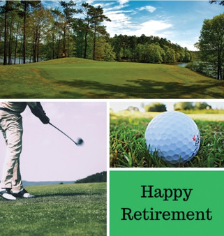 Golf Retirement Guest Book (Hardcover) : Retirement book, retirement gift, Guestbook for retirement, retirement book to sign, message book, memory book, keepsake, golf retirement book, retirement card