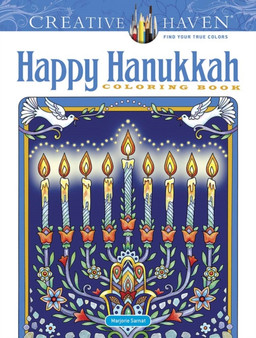 Creative Haven Happy Hanukkah Coloring Book by Marjorie Sarnat - Paperback