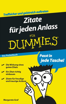 Zitate Fur Jeden Anlass Fur Dummies Das Pocketbuch