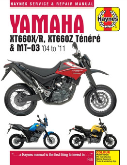 Yamaha XT660 & MT-03 (04 - 11) Haynes Repair Manual : 2004-2011
