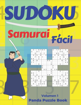 Sudoku Samurai Facil - Volumen 1 : Juegos De Logica Para Adultos : 1 by Panda Puzzle Book - Paperback