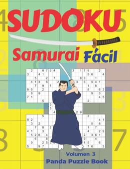 Sudoku Samurai Facil - Volumen 3 : Juegos De Logica Para Adultos : 3 by Panda Puzzle Book - Paperback