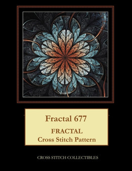 Fractal 677 : Fractal Cross Stitch Pattern by Kathleen George - Paperback