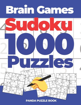 Brain Games Sudoku 1000 Puzzles : Logic Games For Adults - Mind Games Puzzle by Panda Puzzle Book - Paperback