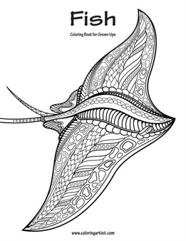 Fish Coloring Book for Grown-Ups 1 : 1 by Nick Snels - Paperback