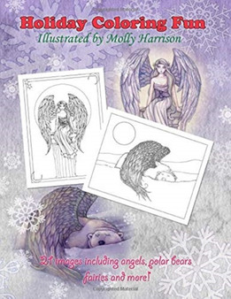 Holiday Coloring Fun by Molly Harrison : Angels, Polar Bears, Fairies, and More! by Molly Harrison - Paperback