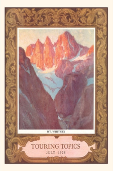 The Vintage Journal Mt. Whitney, Touring Topics by Found Image Press - Paperback