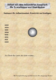 Ratsel mit dem besonderen Anspruch fur Erwachsene und Querdenker : Denksport fur Aufmerksamkeit, Kreativitat und Intelligenz by Carsten Richter - Paperback