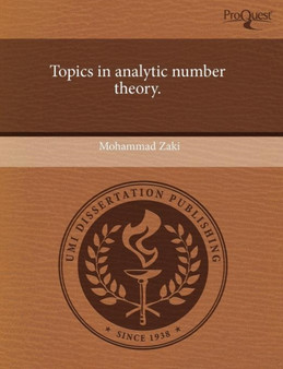 Topics in Analytic Number Theory
