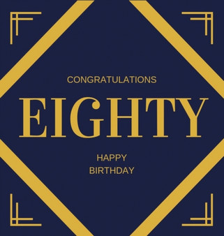 Happy 80th Birthday Guest Book (Hardcover) : Happy 80th Birthday Guest book, party and birthday celebrations decor, memory book, eighty birthday, happy birthday guest book, celebration message log boo by Lulu and Bell - Hardback