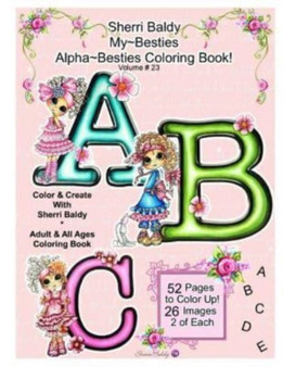 Sherri Baldy My Besties Alphabet Besties Coloring Book by Sherri Ann Baldy - Paperback