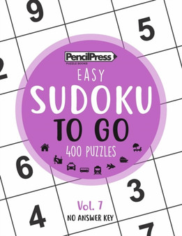 SUDOKU TO GO (400 Puzzles, easy) : Sudoku Puzzle Books for adults : 7 by Sudoku Puzzle Books - Paperback