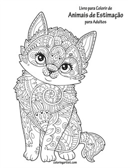 Livro para Colorir de Animais de Estimacao para Adultos : 1