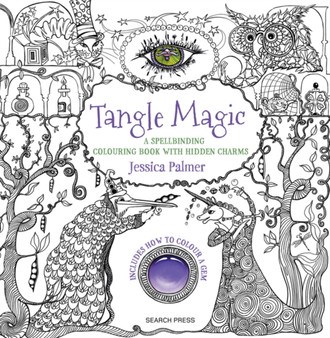 Tangle Magic : A Spellbinding Colouring Book with Hidden Charms by Jessica Palmer - Paperback