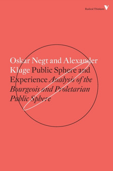 Public Sphere and Experience : Analysis of the Bourgeois and Proletarian Public Sphere
