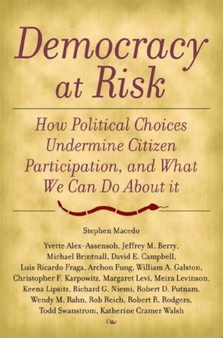 Democracy at Risk : How Political Choices Undermine Citizen Participation, and What We Can Do About It