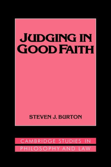 Judging in Good Faith