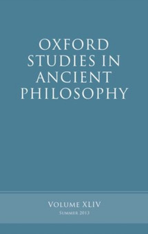Oxford Studies in Ancient Philosophy, Volume 44