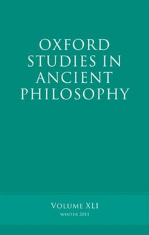 Oxford Studies in Ancient Philosophy, Volume 41