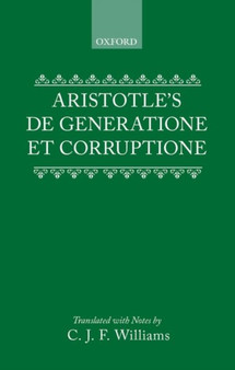 Aristotle's De Generatione et Corruptione